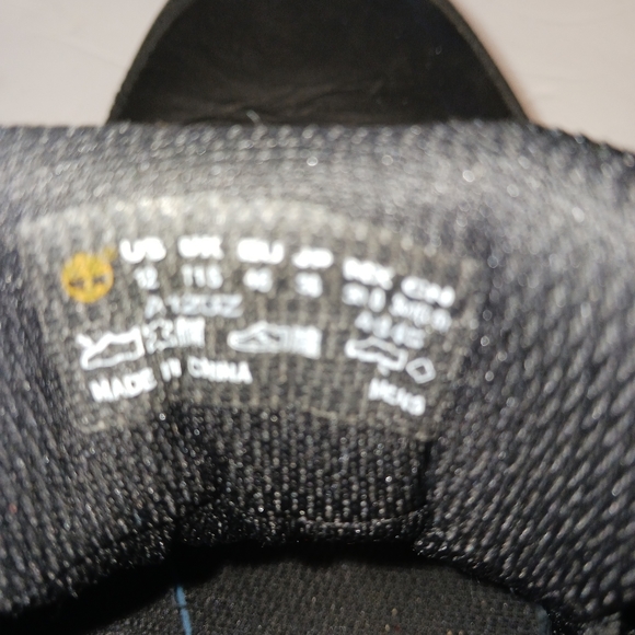 TIMBERLAND MEN'S KEELE RIDGE WATERPROOF LOW HIKER BLACK sz 12 - Picture 8 of 8